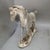 Mid 20th Century Vintage Silver-Tone Metal Horse Sculpture on Rocky Base For Sale - Image 5 of 9