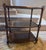 Mid-Century Modern Vintage Three Tier Side Rolling Table For Sale - Image 3 of 12