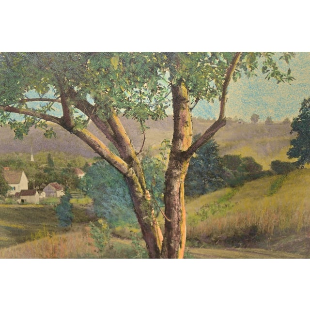 J. Hohenberger Original Artist Signed "In the Valley of Peace" Framed Lithograph For Sale - Image 4 of 13