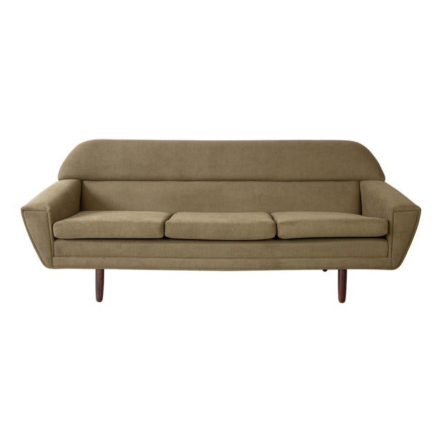 Vintage Danish Sofa in Fabric, 1960s For Sale