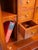 Inlaid Secretary with Bookcase and Writing Desk For Sale - Image 6 of 15