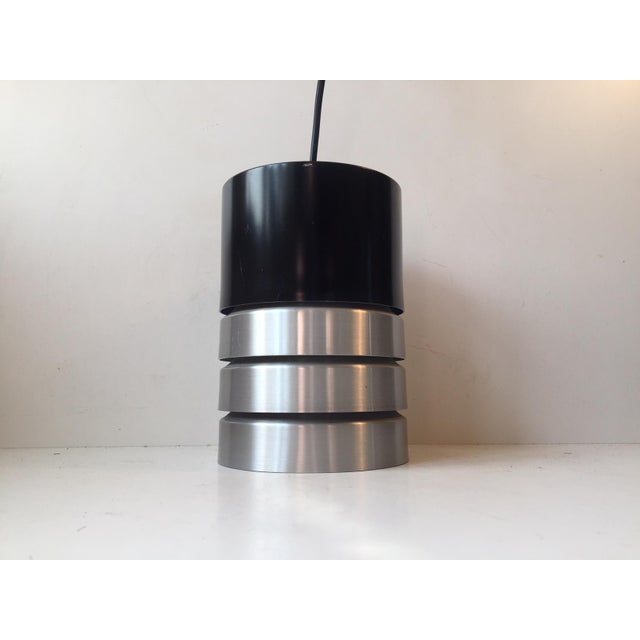 Black Mid-Century Pendant Lamp by Carl Thore for Granhaga For Sale - Image 8 of 9