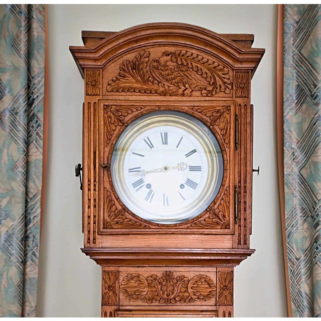 19th Century Antique Floor Clock For Sale - Image 3 of 8