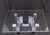1960s 1960s Cityscape Aluminum Base Glass Rectangle Top Rounded Corners Coffee Table For Sale - Image 5 of 9