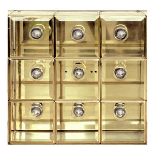 Vintage Flush Mount Ceiling Light in Style of Peill & Putzler by Maxim Lighting For Sale