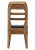 Noir NOIR Laila Chair, Teak with Leather For Sale - Image 4 of 8