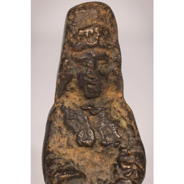 Fortuna, Roman Period, Bronze Sculpture For Sale - Image 4 of 9