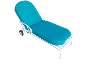 Steel Scrolling Reclining Outdoor / Patio Chaise Lounge by Woodard