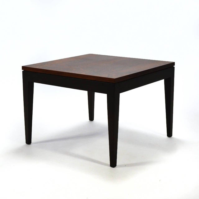 Rosewood Side Table by Knoll For Sale - Image 10 of 10