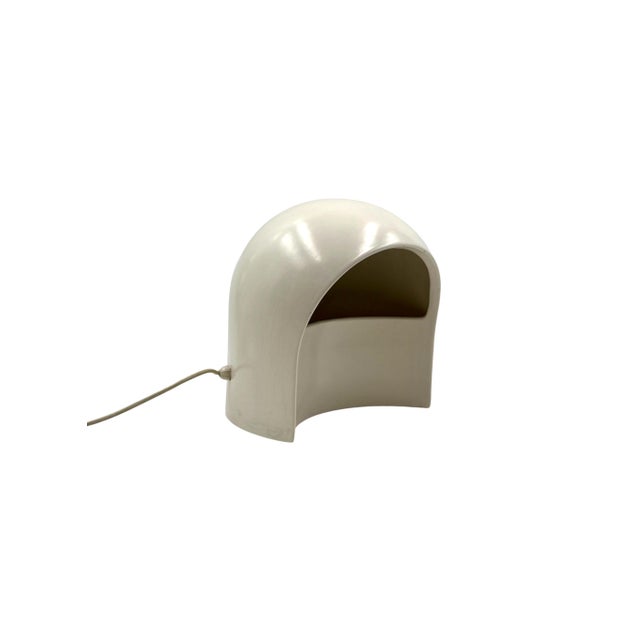 1970 Organic White Ceramic Table Lamp, Italy For Sale - Image 11 of 16