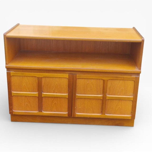 Mid-Century Teak Sideboard with Open Shelf from Nathan, 1960s For Sale - Image 4 of 8