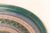 Large Teal and Gilt Ceramic "Seta" Pedestal Bowl by Aldo Londi for Bitossi Italy For Sale - Image 10 of 16