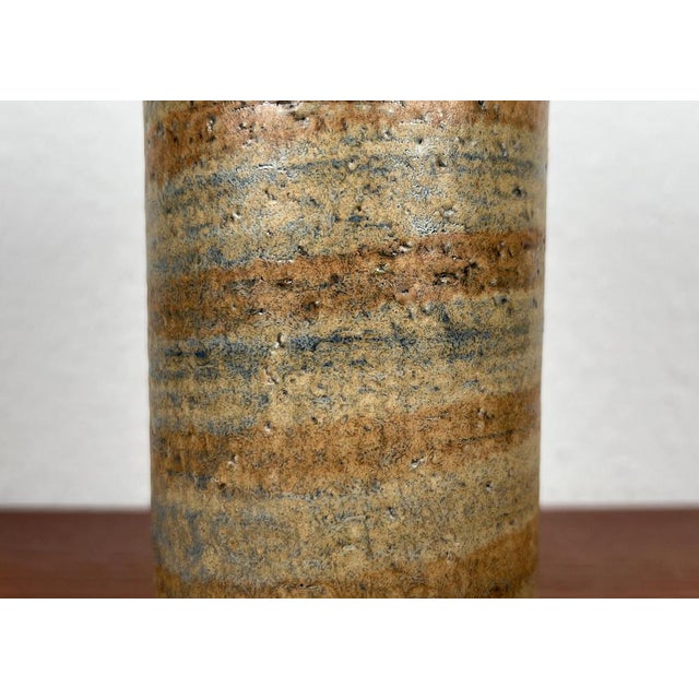Mid-Century Danish Studio Pottery Vase in Stoneware by Svend Aage Jensen for Søholm, 1960s, in Very Good conditions....