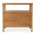 Wood Nora 28 in. W Rectangular 2 Drawer Wide Nightstand with Open Shelf, Light Natural For Sale - Image 7 of 9