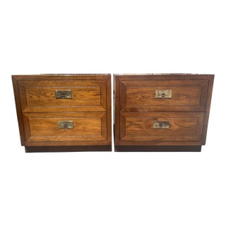 Mid 20th Century Henredon Night Tables - a Pair For Sale