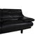 Black Alanda Leather Two-Seater Black Sofa Manual Function by Paolo Piva for B&B Italia C&B Italia For Sale - Image 8 of 15