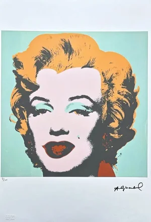 After Andy Warhol, Marilyn Monroe Light Green, 1980s, Lithograph