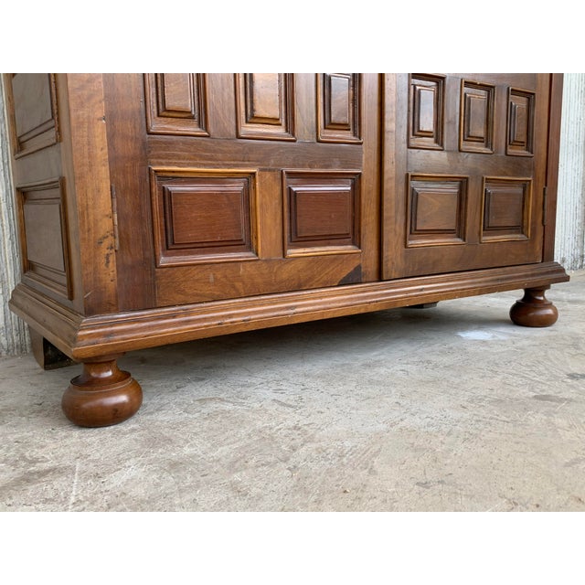 19th Century Cupboard or Cabinet, Walnut, Castillian Influence, Spain, Restored For Sale - Image 12 of 13