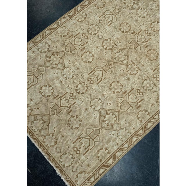 Turkish Turkish Oushak Runner Rug 2'10" x 14'2" #17940 For Sale - Image 3 of 8