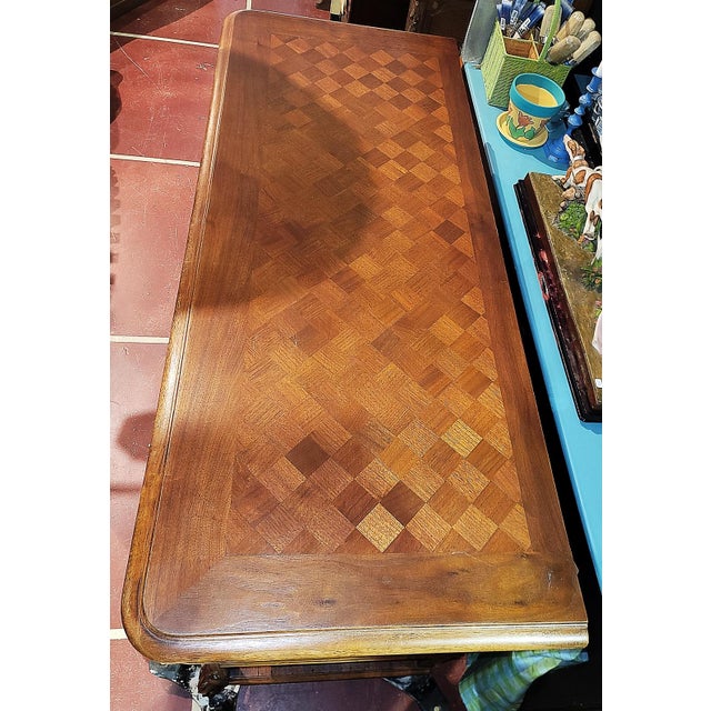 Wood French Country Louis XV Style Sideboard Server For Sale - Image 7 of 18