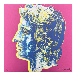 1986 Carnegie Museum of Art After Andy Warhol "Alexander the Great Dark Purple" Lithograph
