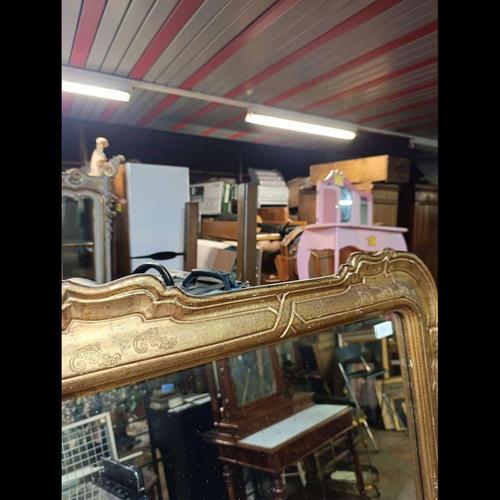 Vintage Mirror with Gilt Frame For Sale - Image 3 of 8