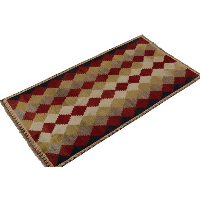 This vintage 3x6 Gabbeh Persian rug is from the latest entries in Rug & Kilim’s rare tribal curations. Hand-knotted in...