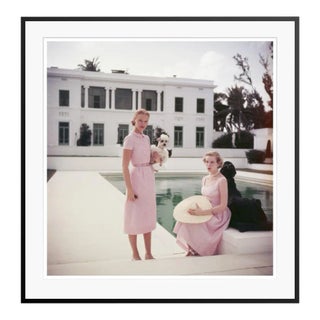 Contemporary CZ And Guest 1955 by Slim Aarons Black Framed C-Print For Sale