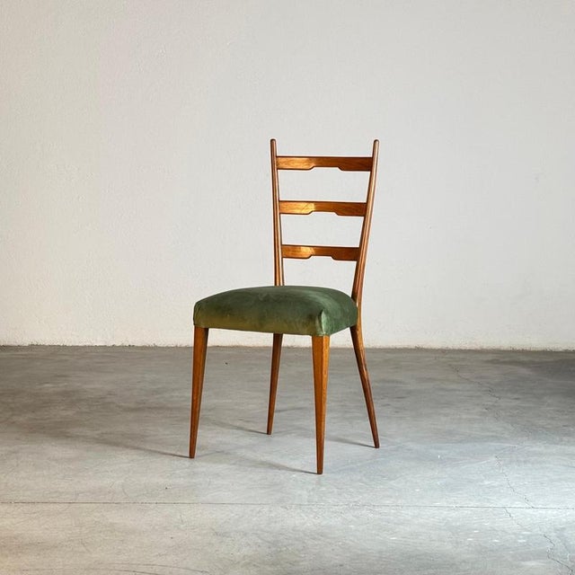 Dining Room Chairs attribuited to Gio Ponti, Italy, 1950s, Set of 6 For Sale - Image 3 of 18