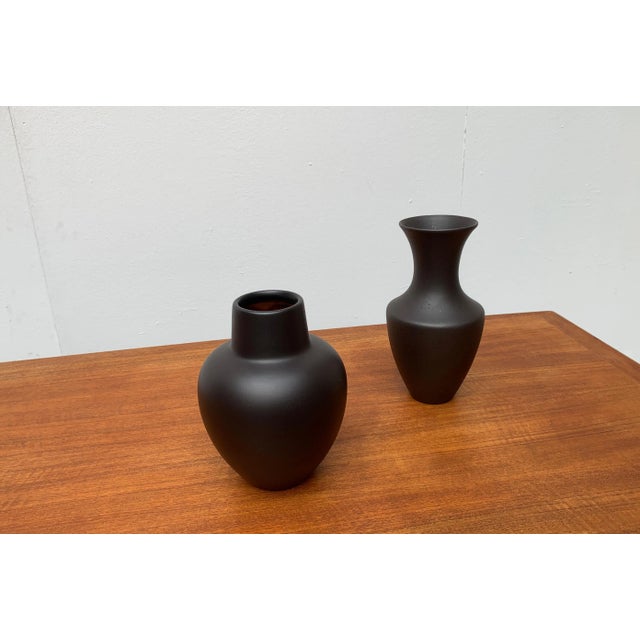 Vintage German Wormser Terra-Sigillata Pottery Vase, Set of 2 For Sale - Image 12 of 18