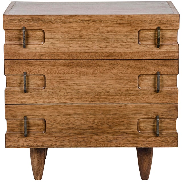 Contemporary NOIR David Side Table in Dark Walnut For Sale - Image 3 of 3