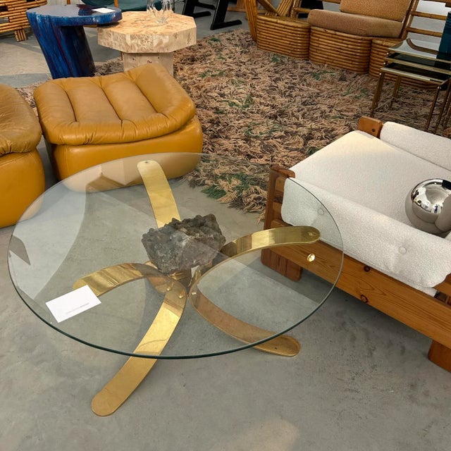 Vintage Hollywood Regency Mineral Stone Coffee Table For Sale - Image 12 of 12