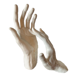 Arturo Toscanini’s Conductor’s Hands Sculpture Cybis Porcelain 1960's