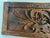 Antique Architectural Artifact - Wood Panel With Carving of Orchids For Sale - Image 4 of 10