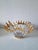 Large Vintage Crystal Bowl with Gold Tips from Bayel, 1950s For Sale - Image 11 of 11