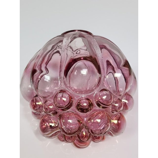 Very nice mid-century bubble glass lampshade designed by Helena Tynell and Heinrich Gantenbrink for Glashüttenwerke...