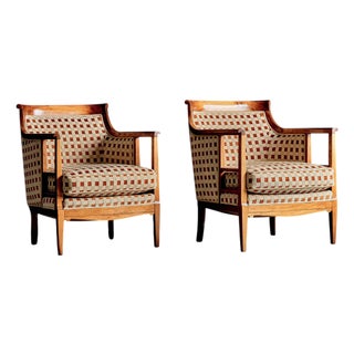 Art Deco Lounge Chairs, France, 1930s, Set of 2 For Sale