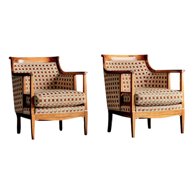 Art Deco Lounge Chairs, France, 1930s, Set of 2 For Sale