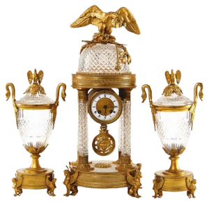 Fireplace Clock Set, Set of 3