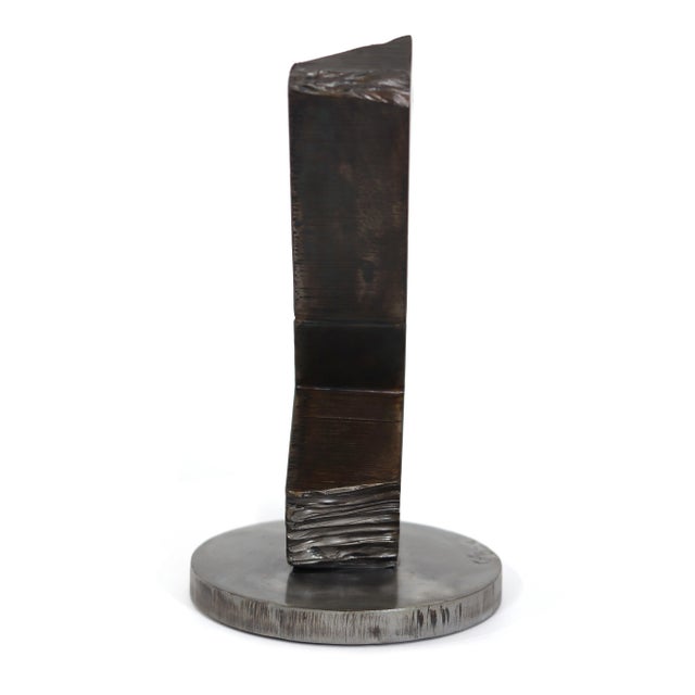 Noteworthy - Contemporary Expressive Geometric Abstract Metal Sculpture Original Artwork by Granville Beals For Sale - Image 10 of 12