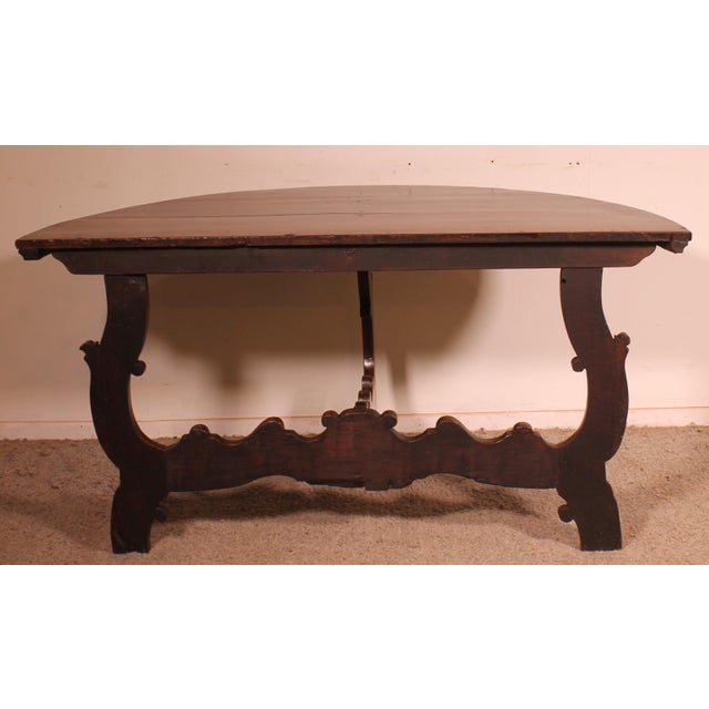 Wood Renaissance Italian Walnut Console, 1600s For Sale - Image 7 of 14