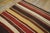 1900s Multicolor Stripe Kilim Antique n.w. Persian Flat-Weave Rug 6' X 10'8" Wool Carpet For Sale - Image 4 of 6