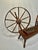 Brown Vintage Decorative Tabletop Wooden Spinning Wheel Planter For Sale - Image 8 of 12