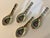 Pink Vintage Hong Kong Porcelain Chinese Soup Spoons, Pink Floral & Longevity Motif Famille Rose Style — Set of 4 For Sale - Image 8 of 10