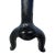 Antique Heavy Cast Iron Loop Top Fireplace Andirons Fire Dogs Pair Early 1900s For Sale - Image 15 of 17