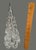 Hand Blown Italy Art Glass Clear Christmas Tree 12'' High For Sale - Image 6 of 10
