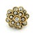 Modern Hammerman Brothers 18K Gold Diamond Cluster Ring, 1.60 Carat For Sale - Image 3 of 14