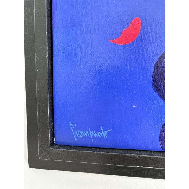 Leo Giampaolo, Surprise at Breakfast, Oil and Acrylic on Canvas, 2010 For Sale - Image 9 of 11