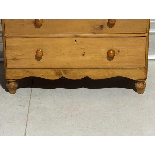 Antique Pine - Two Over Three Drawers - Chest of Drawers From England For Sale - Image 16 of 18