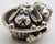 Metal Vintage Italian Handmade Genuine Silver Sleeping Puppies Basket Figurine Sacchetti Arezzo 800 Continental Silver Dog Miniature Sculpture For Sale - Image 7 of 13